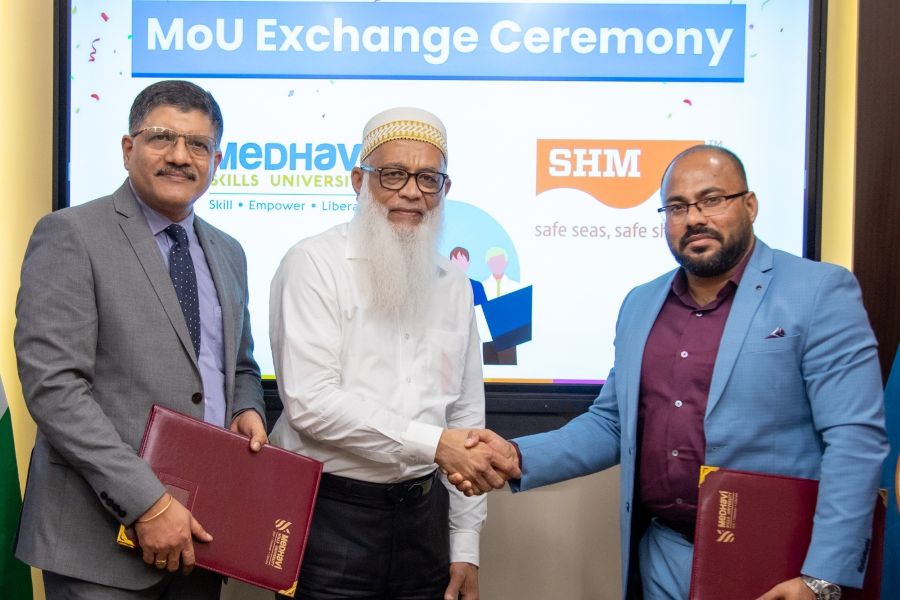 SHM Shipcare, Medhavi Skills University Partner to Boost Maritime Skill Development